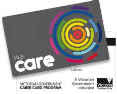 victorian government carer card program